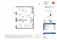 3 pokoje, mieszkanie 64,59 m², piętro 2, oferta nr A/77, Międzyleska 4, Wrocław, Tarnogaj, Krzyki, ul. Międzyleska