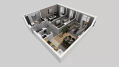 3 pokoje, mieszkanie 57,88 m², piętro 4, oferta nr A/41, Osiedle Międzyleska 3, Wrocław, Tarnogaj, Krzyki, ul. Międzyleska