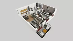 3 pokoje, mieszkanie 57,88 m², piętro 5, oferta nr A/52, Osiedle Międzyleska 3, Wrocław, Tarnogaj, Krzyki, ul. Międzyleska