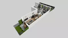 3 pokoje, mieszkanie 59,23 m², piętro 2, oferta nr A/103, Osiedle Międzyleska 3, Wrocław, Tarnogaj, Krzyki, ul. Międzyleska