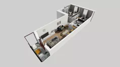 3 pokoje, mieszkanie 59,09 m², piętro 1, oferta nr A/99, Osiedle Międzyleska 3, Wrocław, Tarnogaj, Krzyki, ul. Międzyleska