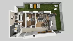 3 pokoje, mieszkanie 59,45 m², piętro 3, oferta nr A/92, Międzyleska 4, Wrocław, Tarnogaj, Krzyki, ul. Międzyleska