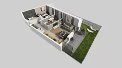 3 pokoje, mieszkanie 59,45 m², piętro 3, oferta nr A/92, Międzyleska 4, Wrocław, Tarnogaj, Krzyki, ul. Międzyleska