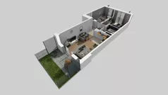 3 pokoje, mieszkanie 60,36 m², parter, oferta nr A/112, Międzyleska 4, Wrocław, Tarnogaj, Krzyki, ul. Międzyleska
