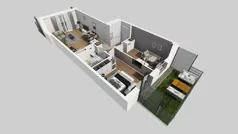 3 pokoje, mieszkanie 60,36 m², parter, oferta nr A/112, Międzyleska 4, Wrocław, Tarnogaj, Krzyki, ul. Międzyleska