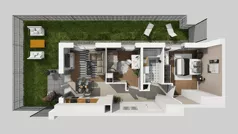 3 pokoje, mieszkanie 51,40 m², piętro 1, oferta nr A/119, Międzyleska 4, Wrocław, Tarnogaj, Krzyki, ul. Międzyleska