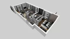3 pokoje, mieszkanie 51,40 m², piętro 1, oferta nr A/119, Międzyleska 4, Wrocław, Tarnogaj, Krzyki, ul. Międzyleska