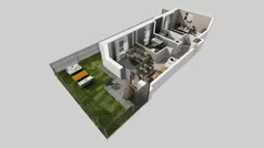 3 pokoje, mieszkanie 51,40 m², piętro 1, oferta nr A/119, Międzyleska 4, Wrocław, Tarnogaj, Krzyki, ul. Międzyleska