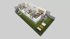3 pokoje, mieszkanie 51,40 m², piętro 1, oferta nr A/119, Międzyleska 4, Wrocław, Tarnogaj, Krzyki, ul. Międzyleska