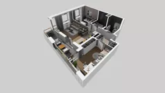 3 pokoje, mieszkanie 58,41 m², piętro 1, oferta nr A/8, Apartamenty Metro Wilanowska, Warszawa, Mokotów, Ksawerów, ul. Pejzażowa 26
