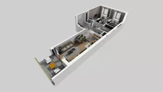 3 pokoje, mieszkanie 60,92 m², piętro 3, oferta nr A/38, Apartamenty Metro Wilanowska, Warszawa, Mokotów, Ksawerów, ul. Pejzażowa 26