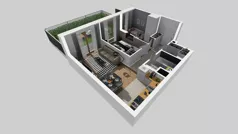 3 pokoje, mieszkanie 53,21 m², parter, oferta nr A/87, Apartamenty Metro Wilanowska, Warszawa, Mokotów, Ksawerów, ul. Pejzażowa 26