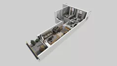 3 pokoje, mieszkanie 49,72 m², piętro 1, oferta nr A/89, Apartamenty Metro Wilanowska, Warszawa, Mokotów, Ksawerów, ul. Pejzażowa 26