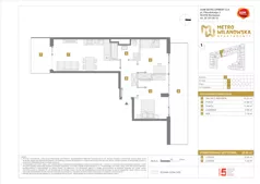 3 pokoje, mieszkanie 58,40 m², piętro 1, oferta nr A/92, Apartamenty Metro Wilanowska, Warszawa, Mokotów, Ksawerów, ul. Pejzażowa 26