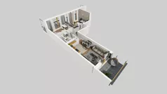 3 pokoje, mieszkanie 58,40 m², piętro 1, oferta nr A/92, Apartamenty Metro Wilanowska, Warszawa, Mokotów, Ksawerów, ul. Pejzażowa 26