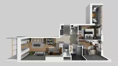 3 pokoje, mieszkanie 60,38 m², piętro 3, oferta nr A/97, Apartamenty Metro Wilanowska, Warszawa, Mokotów, Ksawerów, ul. Pejzażowa 26
