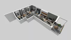 3 pokoje, mieszkanie 57,66 m², piętro 1, oferta nr A/117, Apartamenty Metro Wilanowska, Warszawa, Mokotów, Ksawerów, ul. Pejzażowa 26