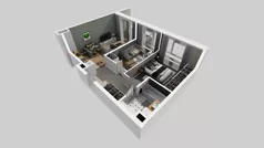3 pokoje, mieszkanie 53,20 m², piętro 2, oferta nr A/207, Apartamenty Metro Wilanowska, Warszawa, Mokotów, Ksawerów, ul. Pejzażowa 26