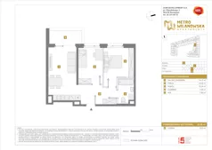 3 pokoje, mieszkanie 52,85 m², piętro 3, oferta nr A/223, Apartamenty Metro Wilanowska, Warszawa, Mokotów, Ksawerów, ul. Pejzażowa 26