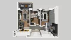 3 pokoje, mieszkanie 52,85 m², piętro 3, oferta nr A/223, Apartamenty Metro Wilanowska, Warszawa, Mokotów, Ksawerów, ul. Pejzażowa 26