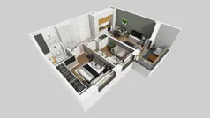 3 pokoje, mieszkanie 52,85 m², piętro 3, oferta nr A/223, Apartamenty Metro Wilanowska, Warszawa, Mokotów, Ksawerów, ul. Pejzażowa 26