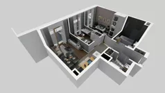 3 pokoje, mieszkanie 49,74 m², piętro 7, oferta nr A/284, Apartamenty Metro Wilanowska, Warszawa, Mokotów, Ksawerów, ul. Pejzażowa 26