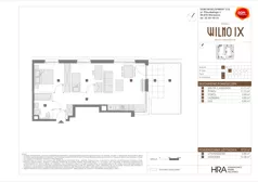 3 pokoje, mieszkanie 57,09 m², parter, oferta nr A/1, Osiedle Wilno 9.2, Warszawa, Targówek, Elsnerów, ul. Rudnicka