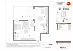 3 pokoje, mieszkanie 62,30 m², parter, oferta nr B/24, Osiedle Wilno 9.2, Warszawa, Targówek, Elsnerów, ul. Rudnicka