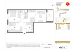 3 pokoje, mieszkanie 56,09 m², piętro 1, oferta nr C/96, Apartamenty Rudnickiego, Warszawa, Bielany, Piaski, ul. Rudnickiego 7