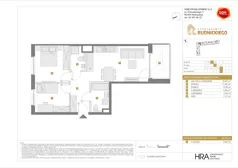 3 pokoje, mieszkanie 56,09 m², piętro 5, oferta nr C/112, Apartamenty Rudnickiego, Warszawa, Bielany, Piaski, ul. Rudnickiego 7