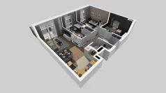 3 pokoje, mieszkanie 59,92 m², parter, oferta nr C/4, Osiedle Urbino 4.2, Warszawa, Włochy, Raków, ul. Szybka