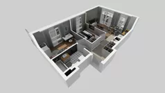 3 pokoje, mieszkanie 53,58 m², piętro 1, oferta nr C/13, Osiedle Urbino 4.2, Warszawa, Włochy, Raków, ul. Szybka