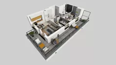 3 pokoje, mieszkanie 53,58 m², piętro 1, oferta nr C/13, Osiedle Urbino 4.2, Warszawa, Włochy, Raków, ul. Szybka