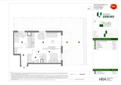 3 pokoje, mieszkanie 53,58 m², piętro 1, oferta nr C/13, Osiedle Urbino 4.2, Warszawa, Włochy, Raków, ul. Szybka