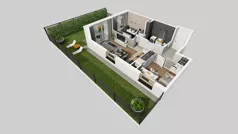 3 pokoje, mieszkanie 53,58 m², piętro 1, oferta nr C/13, Osiedle Urbino 4.2, Warszawa, Włochy, Raków, ul. Szybka