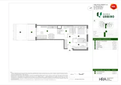 3 pokoje, mieszkanie 49,65 m², parter, oferta nr F/1, Osiedle Urbino 4, Warszawa, Włochy, Raków, ul. Szybka