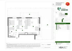 3 pokoje, mieszkanie 59,62 m², piętro 1, oferta nr F/10, Osiedle Urbino 4, Warszawa, Włochy, Raków, ul. Szybka