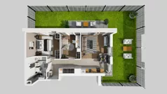 3 pokoje, mieszkanie 59,62 m², piętro 1, oferta nr F/10, Osiedle Urbino 4.3, Warszawa, Włochy, Raków, ul. Szybka