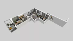 3 pokoje, mieszkanie 59,77 m², piętro 1, oferta nr F/6, Osiedle Urbino 4.3, Warszawa, Włochy, Raków, ul. Szybka
