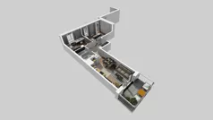 3 pokoje, mieszkanie 59,77 m², piętro 1, oferta nr F/6, Osiedle Urbino 4.3, Warszawa, Włochy, Raków, ul. Szybka