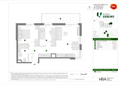 3 pokoje, mieszkanie 59,62 m², piętro 2, oferta nr F/15, Osiedle Urbino 4.3, Warszawa, Włochy, Raków, ul. Szybka