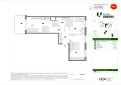 3 pokoje, mieszkanie 59,77 m², piętro 5, oferta nr F/26, Osiedle Urbino 4.3, Warszawa, Włochy, Raków, ul. Szybka