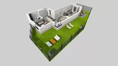 3 pokoje, mieszkanie 59,62 m², piętro 4, oferta nr F/25, Osiedle Urbino 4.3, Warszawa, Włochy, Raków, ul. Szybka