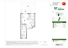 3 pokoje, mieszkanie 59,73 m², parter, oferta nr F/34, Osiedle Urbino 4, Warszawa, Włochy, Raków, ul. Szybka