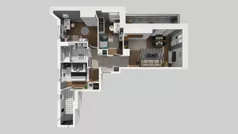 4 pokoje, mieszkanie 74,42 m², piętro 4, oferta nr C/44, Mokotów Sportowy 1 B, Warszawa, Mokotów, Augustówka, ul. Antoniewska