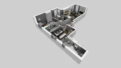 4 pokoje, mieszkanie 74,42 m², piętro 4, oferta nr C/44, Mokotów Sportowy 1 B, Warszawa, Mokotów, Augustówka, ul. Antoniewska