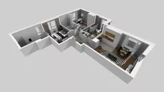 4 pokoje, mieszkanie 74,42 m², piętro 4, oferta nr C/44, Mokotów Sportowy 1 B, Warszawa, Mokotów, Augustówka, ul. Antoniewska