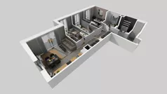 4 pokoje, mieszkanie 75,42 m², piętro 3, oferta nr A/21, Mokotów Sportowy 3, Warszawa, Mokotów, Augustówka, ul. Antoniewska