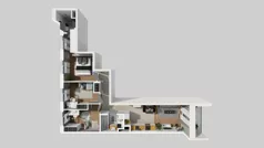 4 pokoje, mieszkanie 72,80 m², piętro 2, oferta nr A/49, Mokotów Sportowy 3, Warszawa, Mokotów, Augustówka, ul. Antoniewska