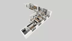 4 pokoje, mieszkanie 72,80 m², piętro 2, oferta nr A/49, Mokotów Sportowy 3, Warszawa, Mokotów, Augustówka, ul. Antoniewska